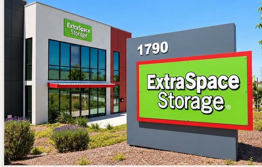 Antioch Storage facility with Extra Space Storage sign